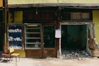 Destroyed Shop Building