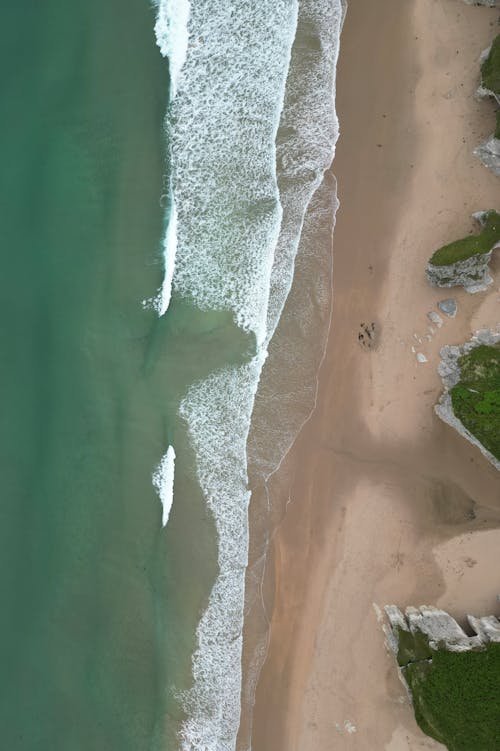 Birds Eye View of Sea Shore