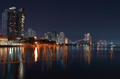 Free Cityscape of Manila at Dusk  Stock Photo