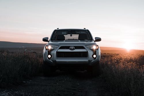 Sunset Sunlight over Toyota 4Runner