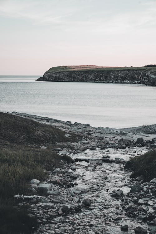 Stones on Sea Shore