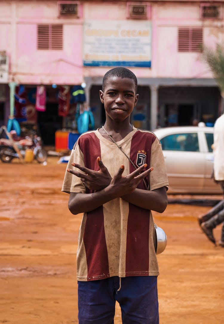 Teenager In Village