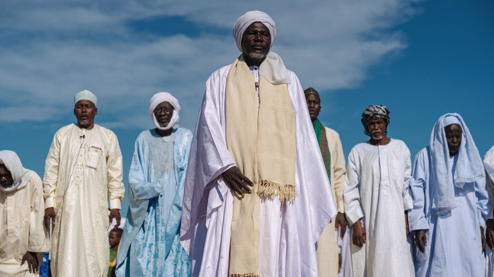 Men in traditional clothing, Mauritania
