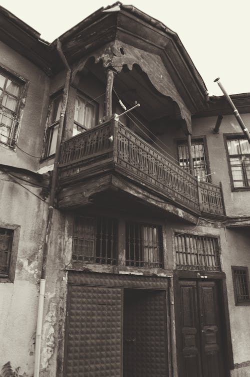 Balcony in Damaged Building