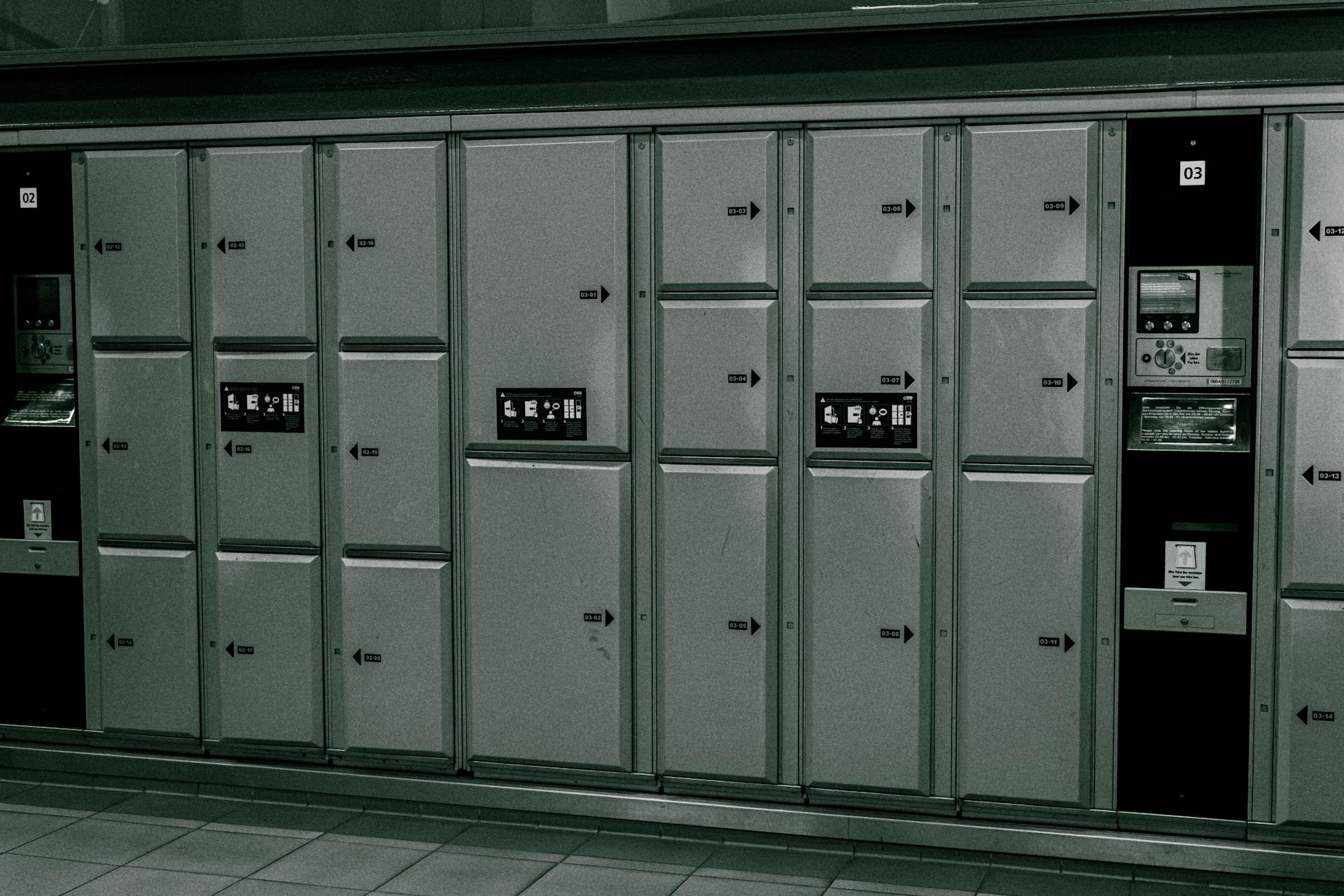 Luggage Boxes on Station