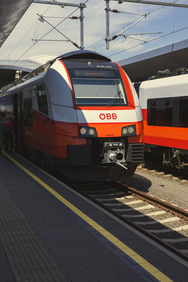 Train Standing On Station