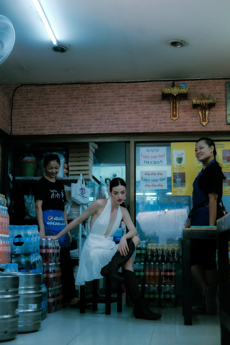 Women In Restaurant