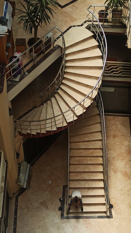 Stairs Between Floors in Building