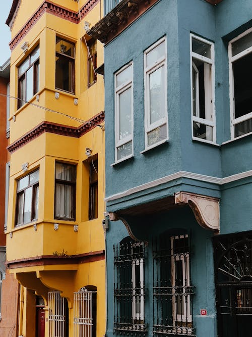 무료 건물, 노란색, 도시의 무료 스톡 사진