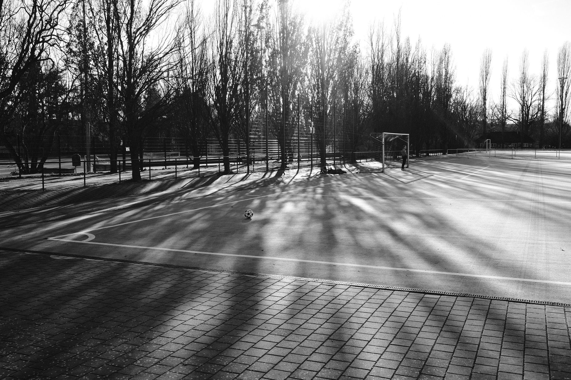 Fußball mit Freunden