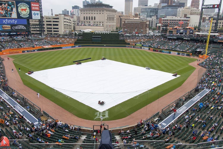 View Of A Baseball Stadium