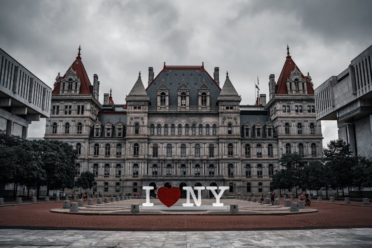 View Of The New York State Capitol