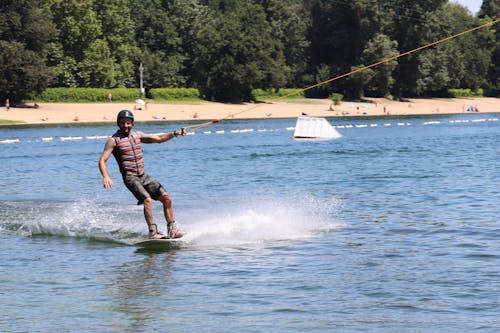 คลังภาพถ่ายฟรี ของ kitesurfer, การผจญภัย, การยืน