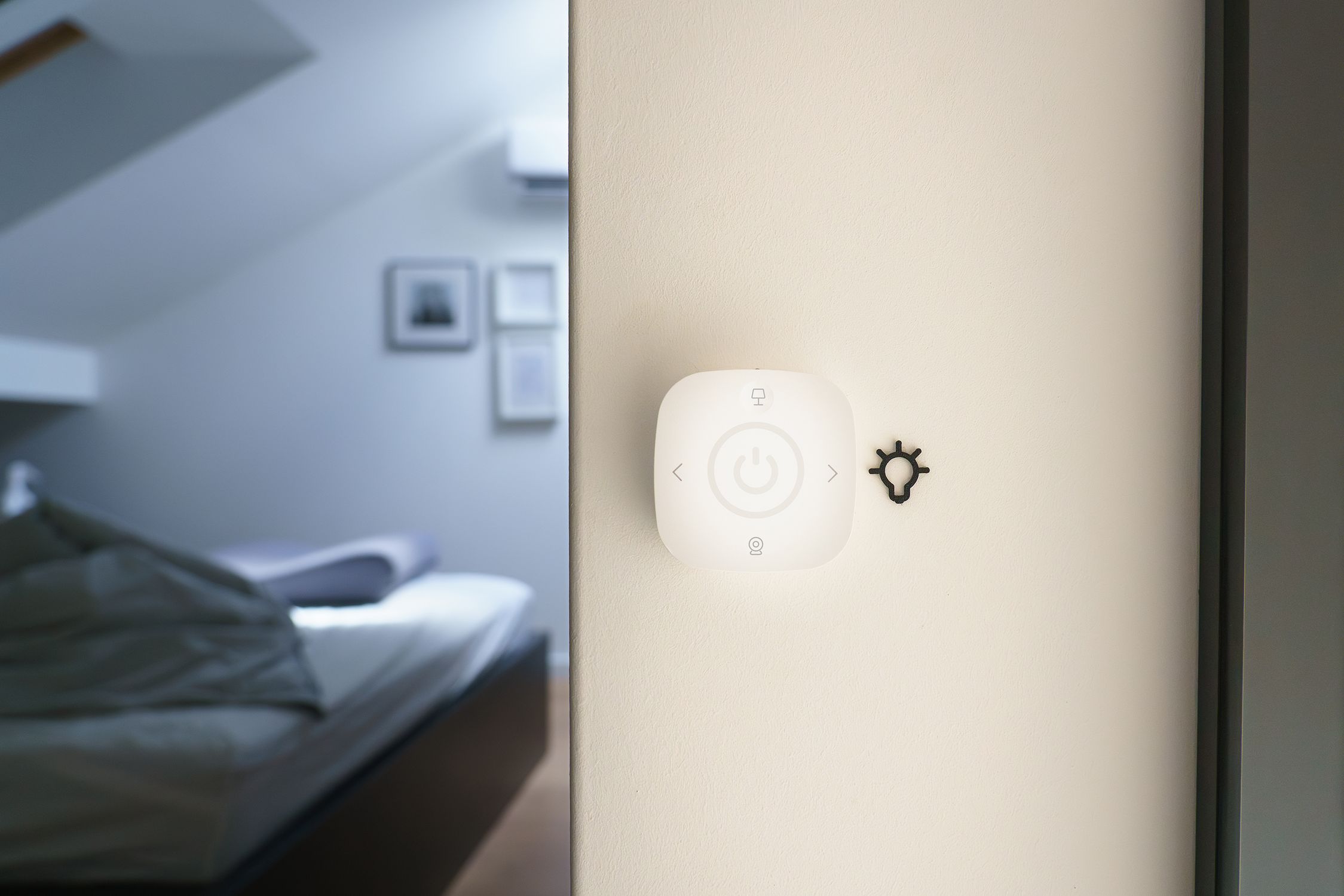 Wall button. Smart home automation. · Free Stock Photo
