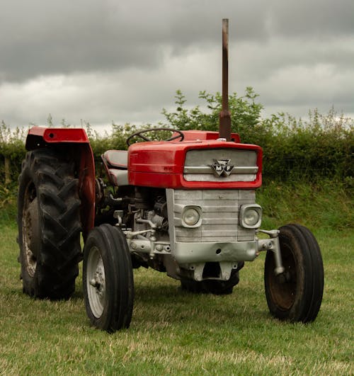 Tractor on Grass