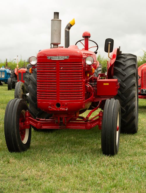 Red, Vintage Tractor