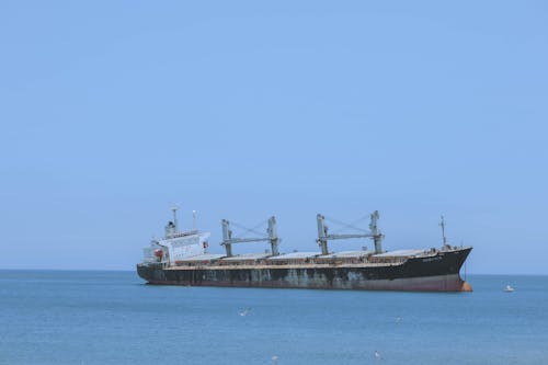 Abandoned Cargo Ship