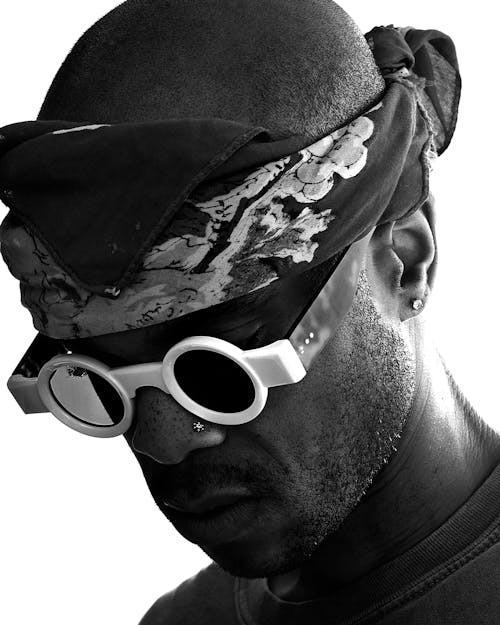 Man in Sunglasses and Buff