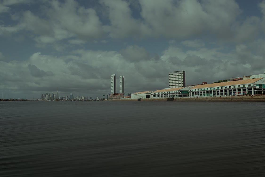 Panorama of Recife Port and City Skyline