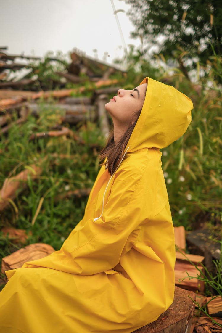 Girl In Raincoat