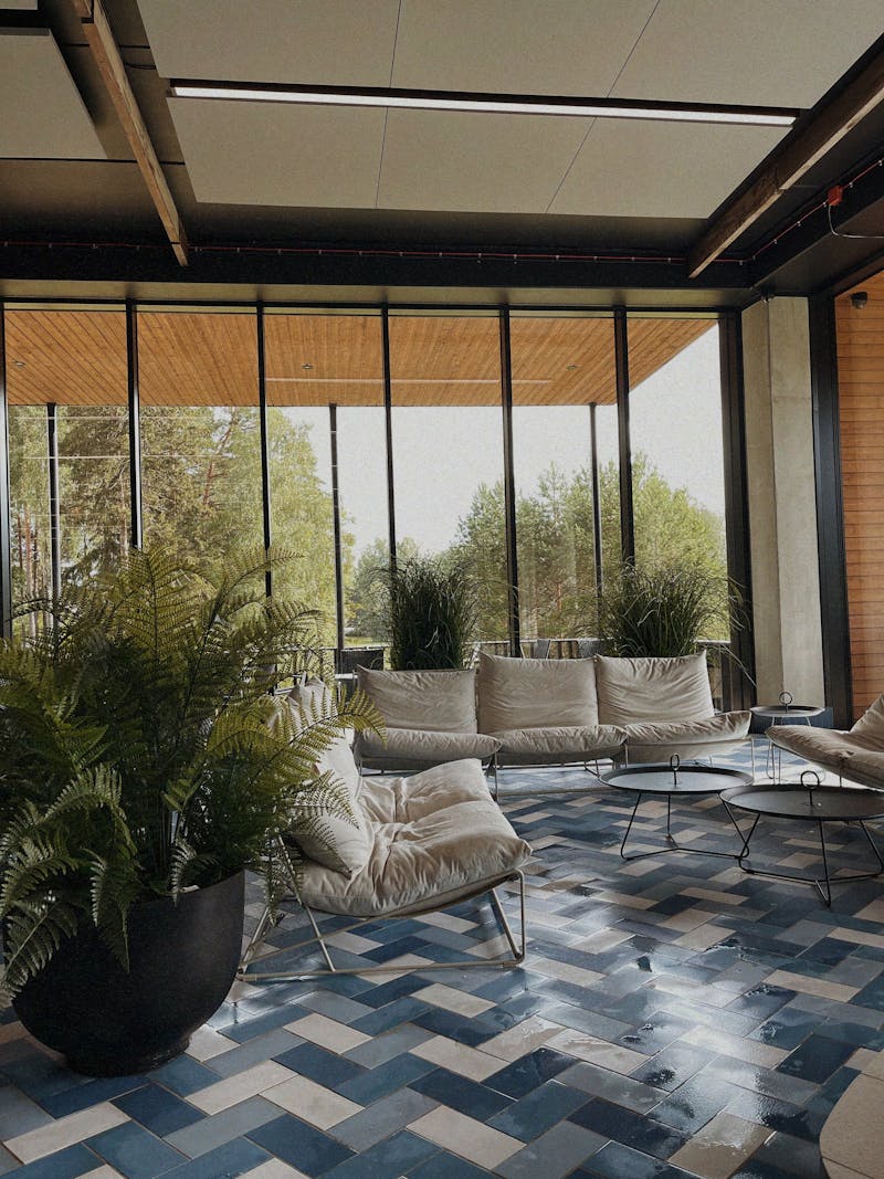 Modern loft living room