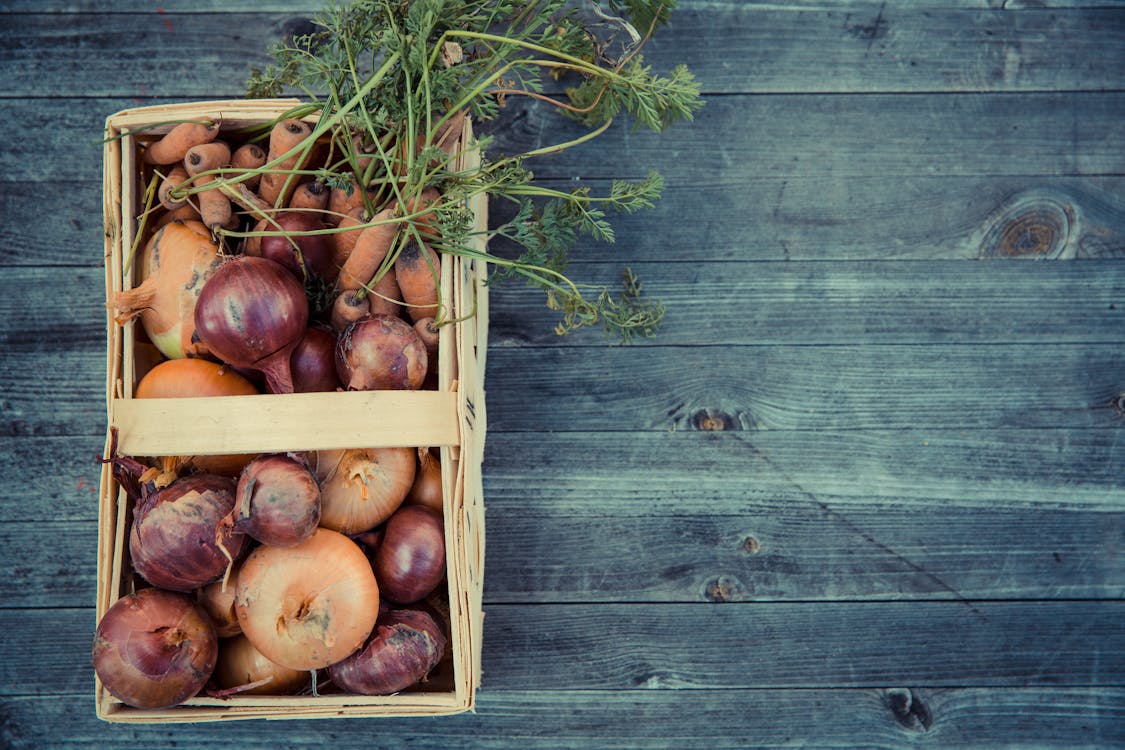 Free stock photo of basket, carrots, fresh Stock Photo