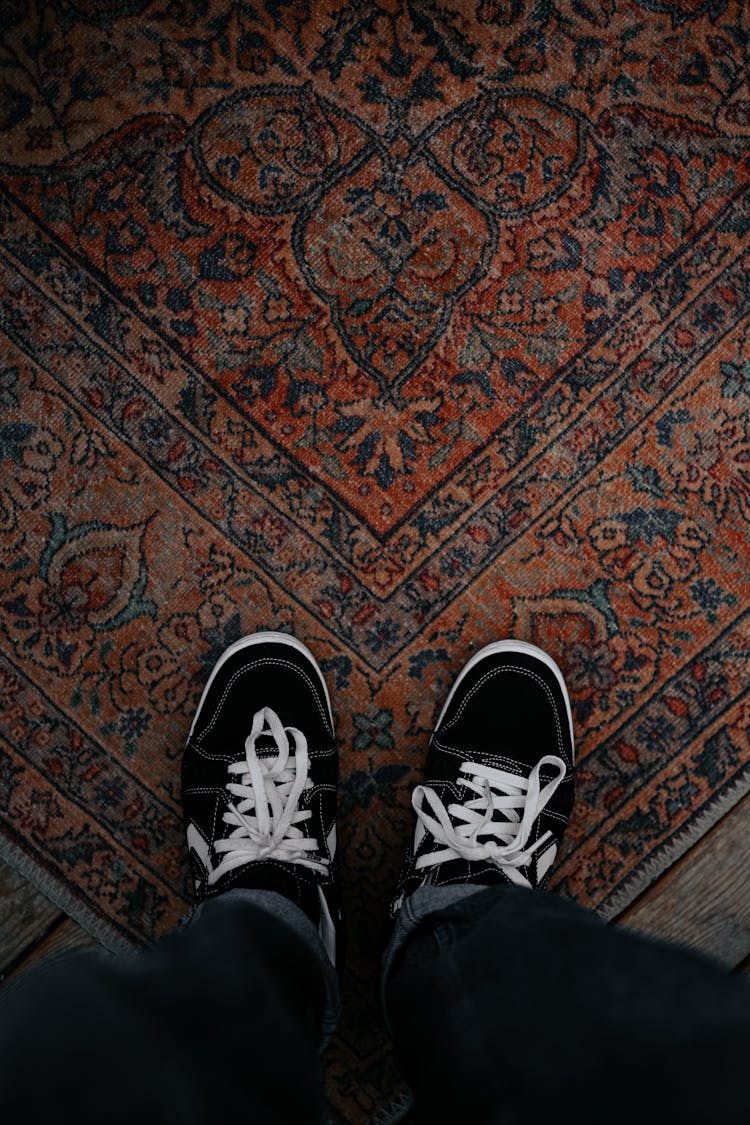 Sneakers On Carpet