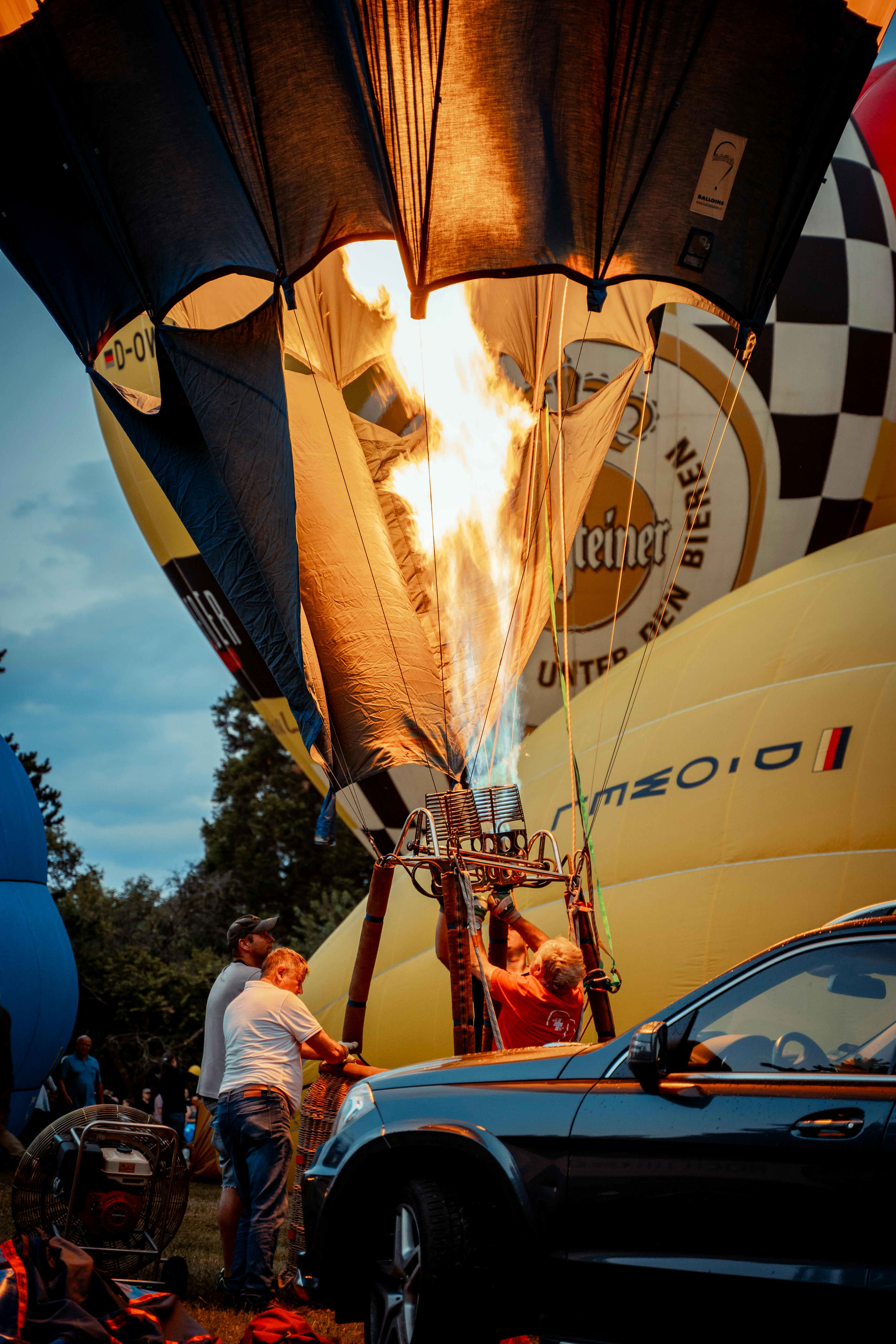 hot air balloon in germany party