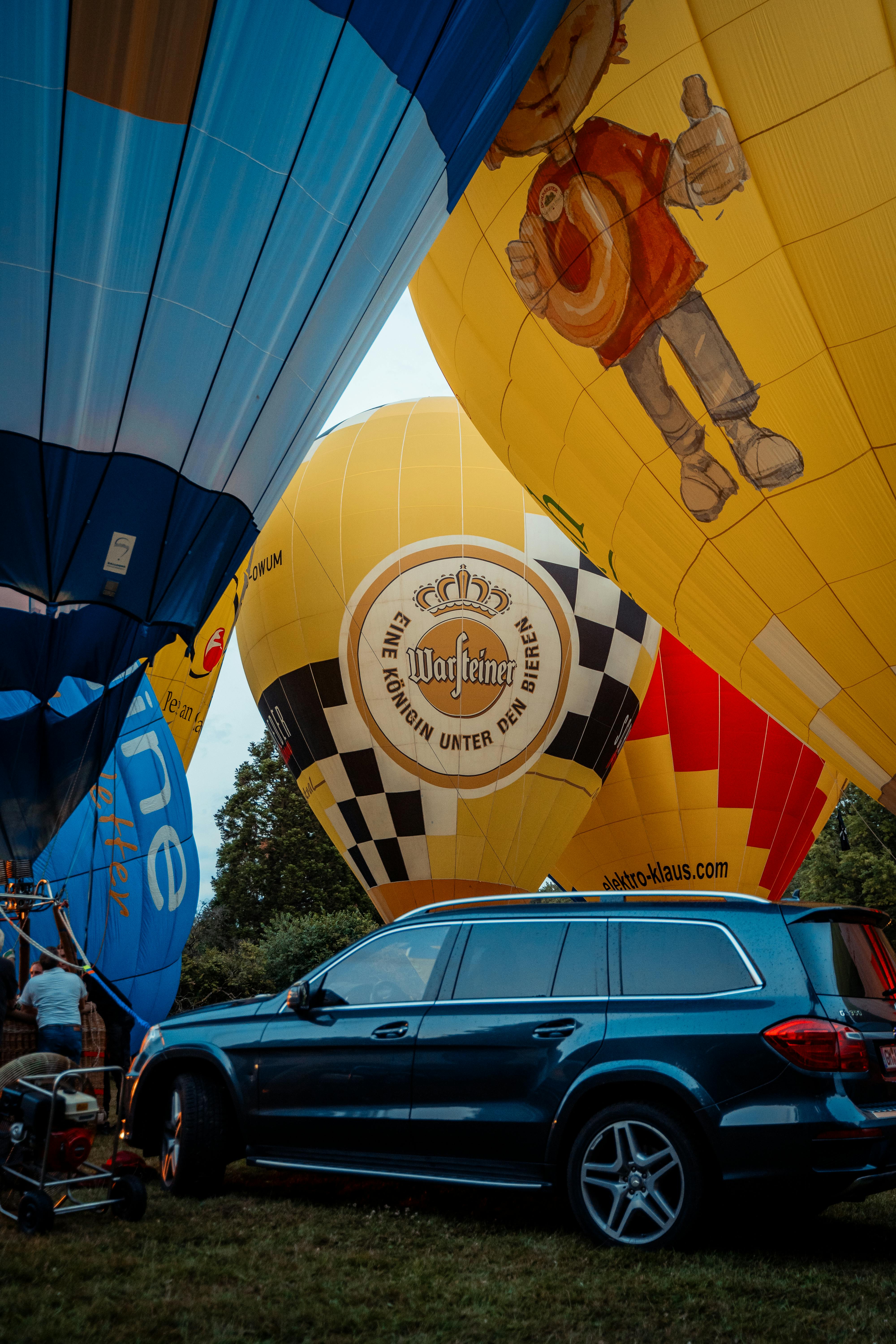 hot air balloon in germany party