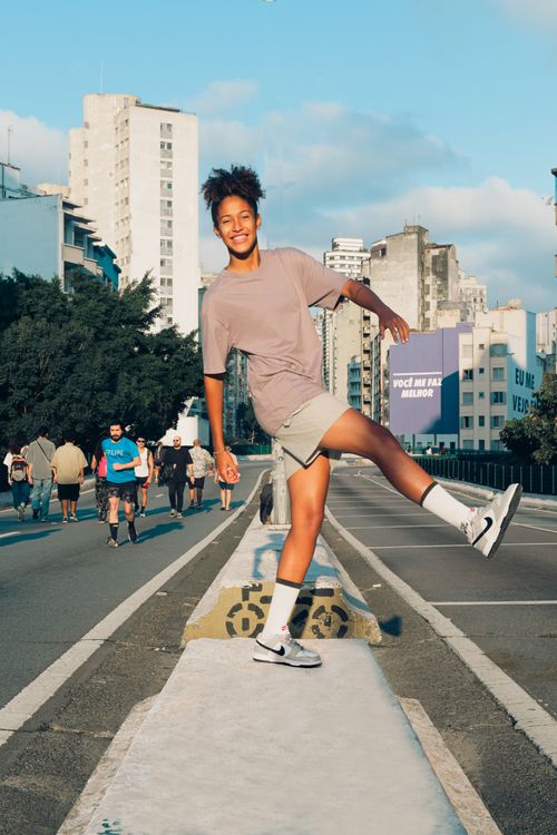 A Person Standing on One Leg · Free Stock Photo