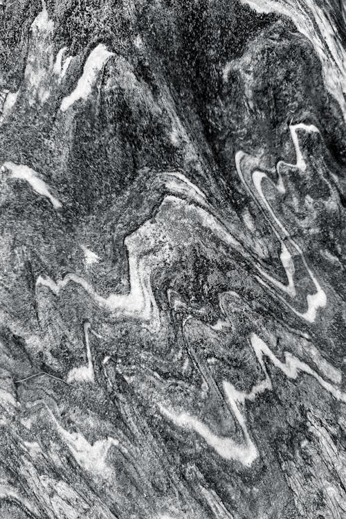 Immagine gratuita di avvicinamento, bianco e nero, geologia