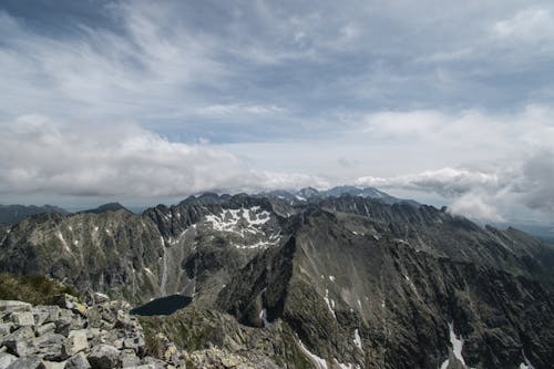 Бесплатное стоковое фото с горный пик, горный хребет, горы