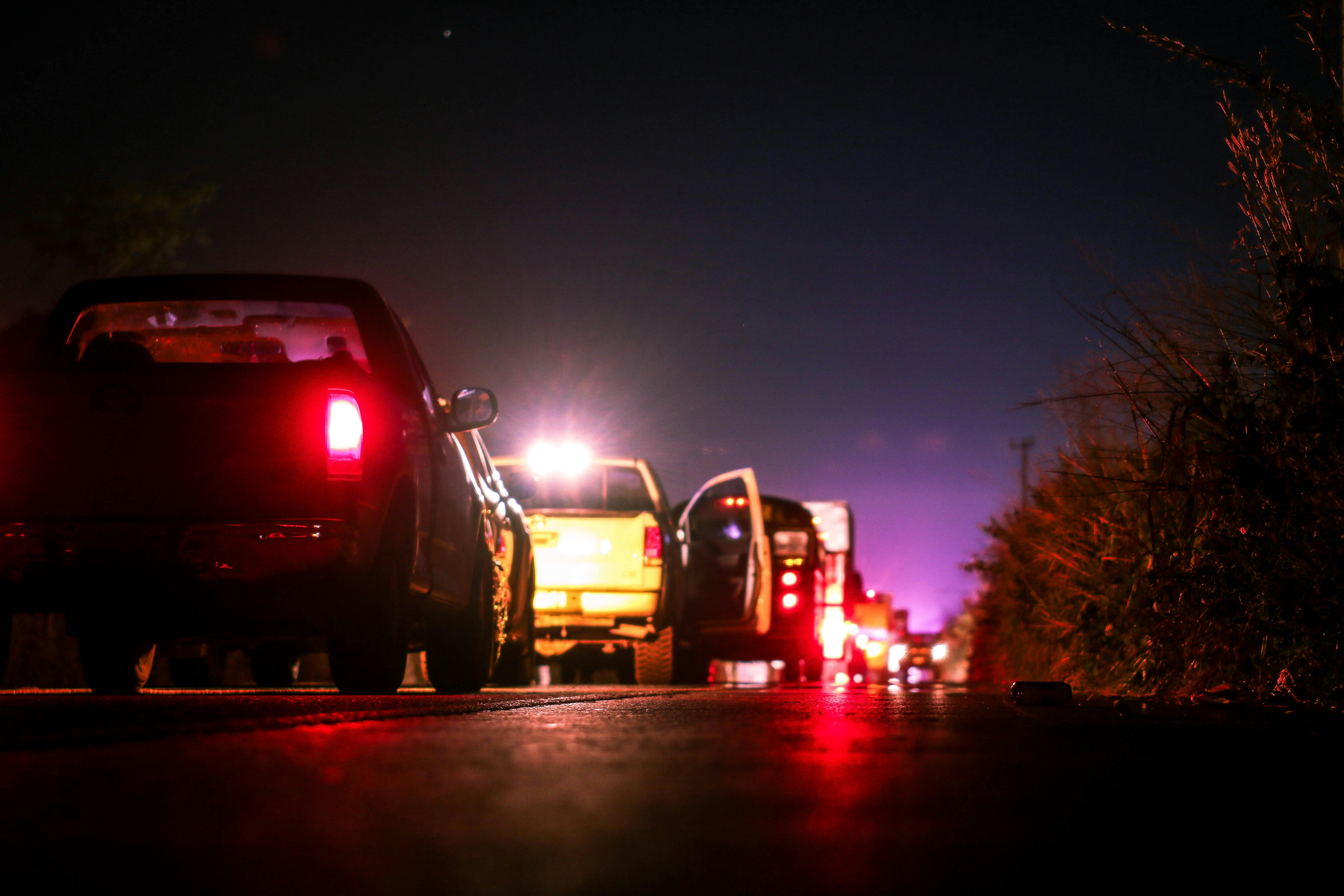Foto Stok Gratis Tentang Jalan Mobil Pemandangan Malam