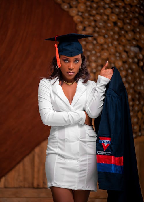 Woman on a Graduation Ceremony