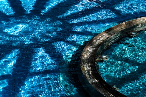 Mosaic in a Swimming Pool