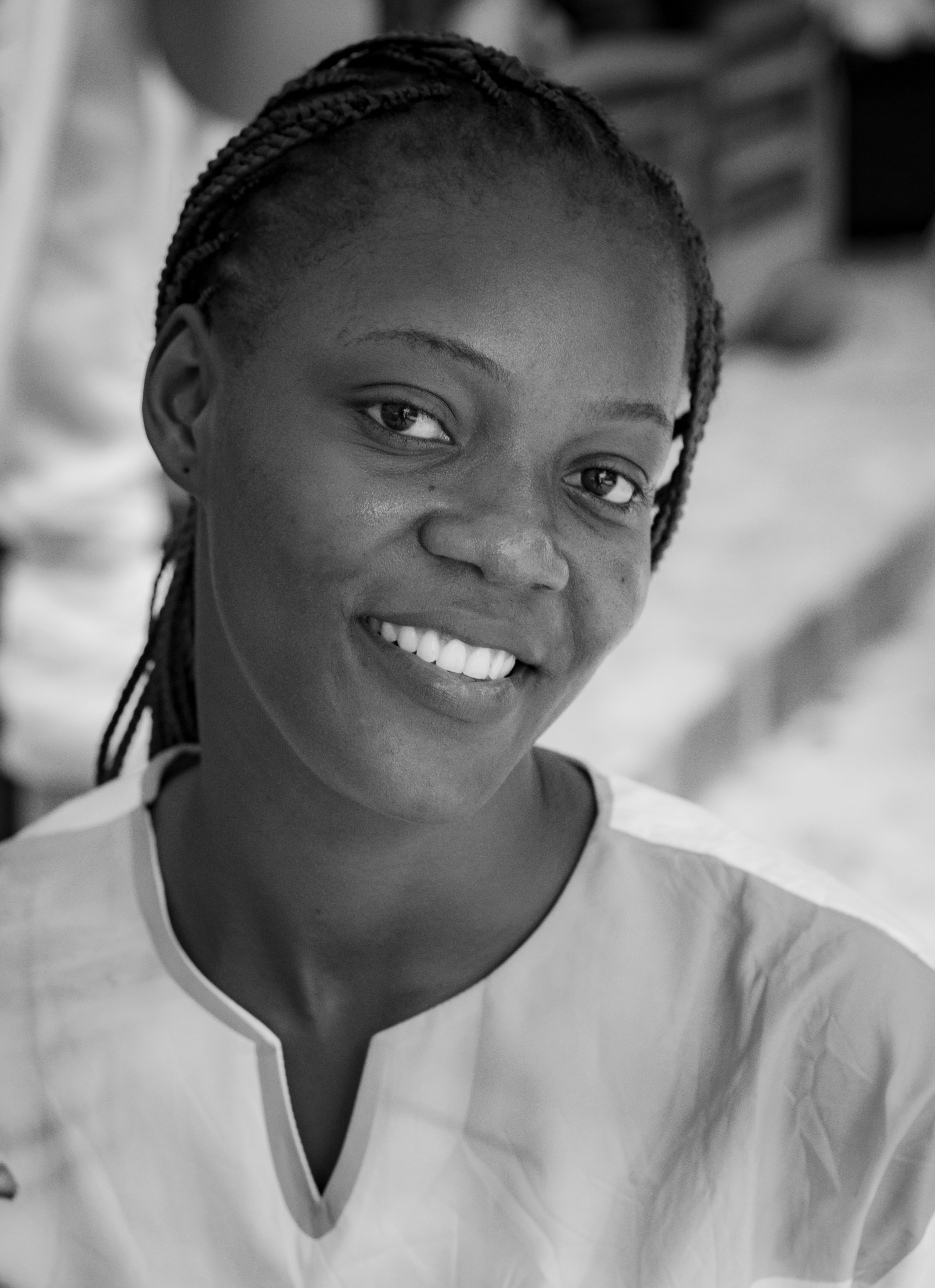 Portrait of an African Woman in Black and White · Free Stock Photo