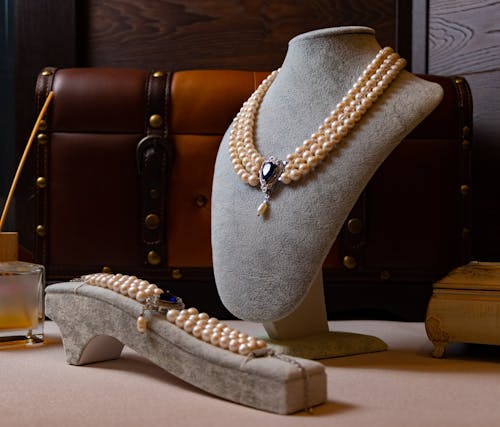 Luxury Jewelry on an Exhibition