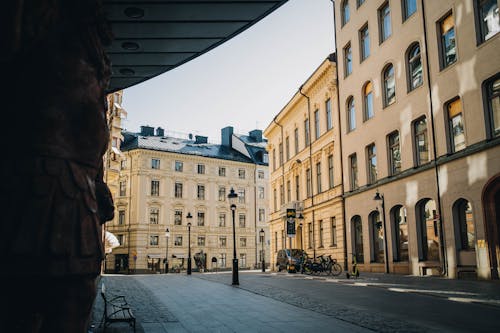 Cobblestone Promenade in Stockholm