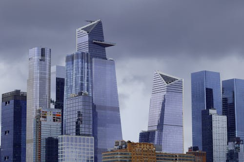 Overcast over Skyscrapers in New York