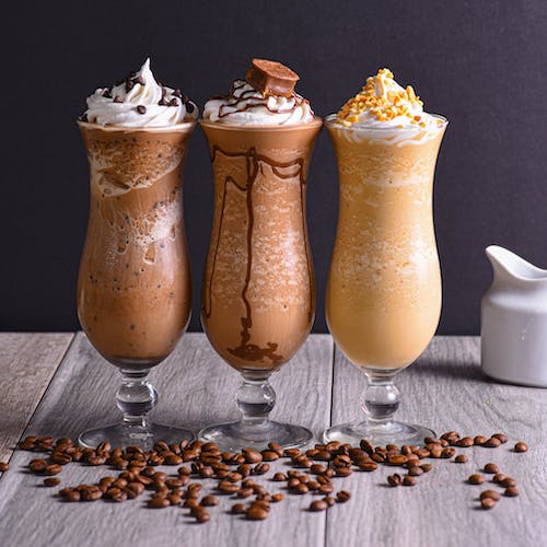 Sweet Shakes in Glasses