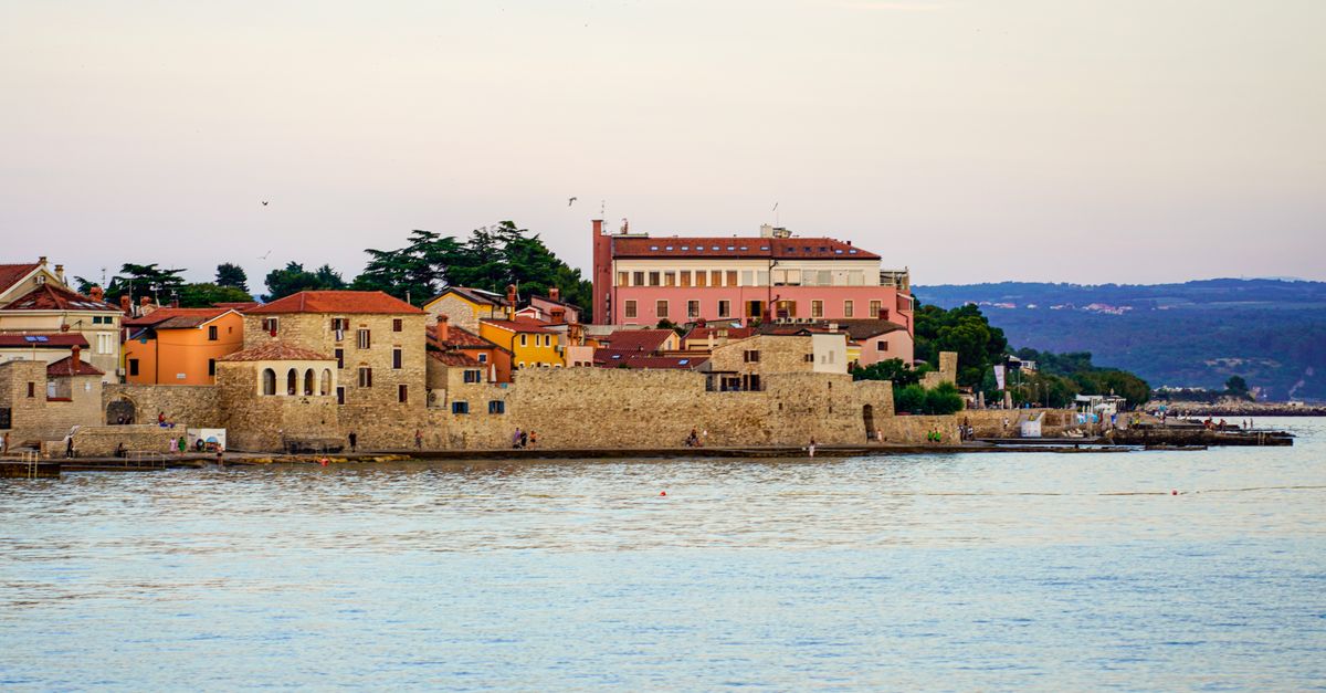 Charming coastal town of Novigrad with historic architecture overlooking the Adriatic Sea.