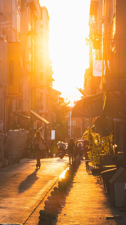 Základová fotografie zdarma na téma backstreet, e-scooter, elektrická koloběžka