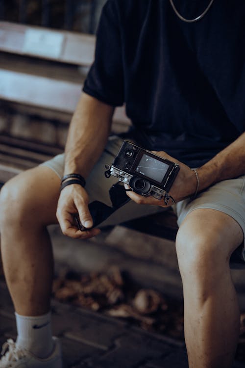 Man Holding a Camera