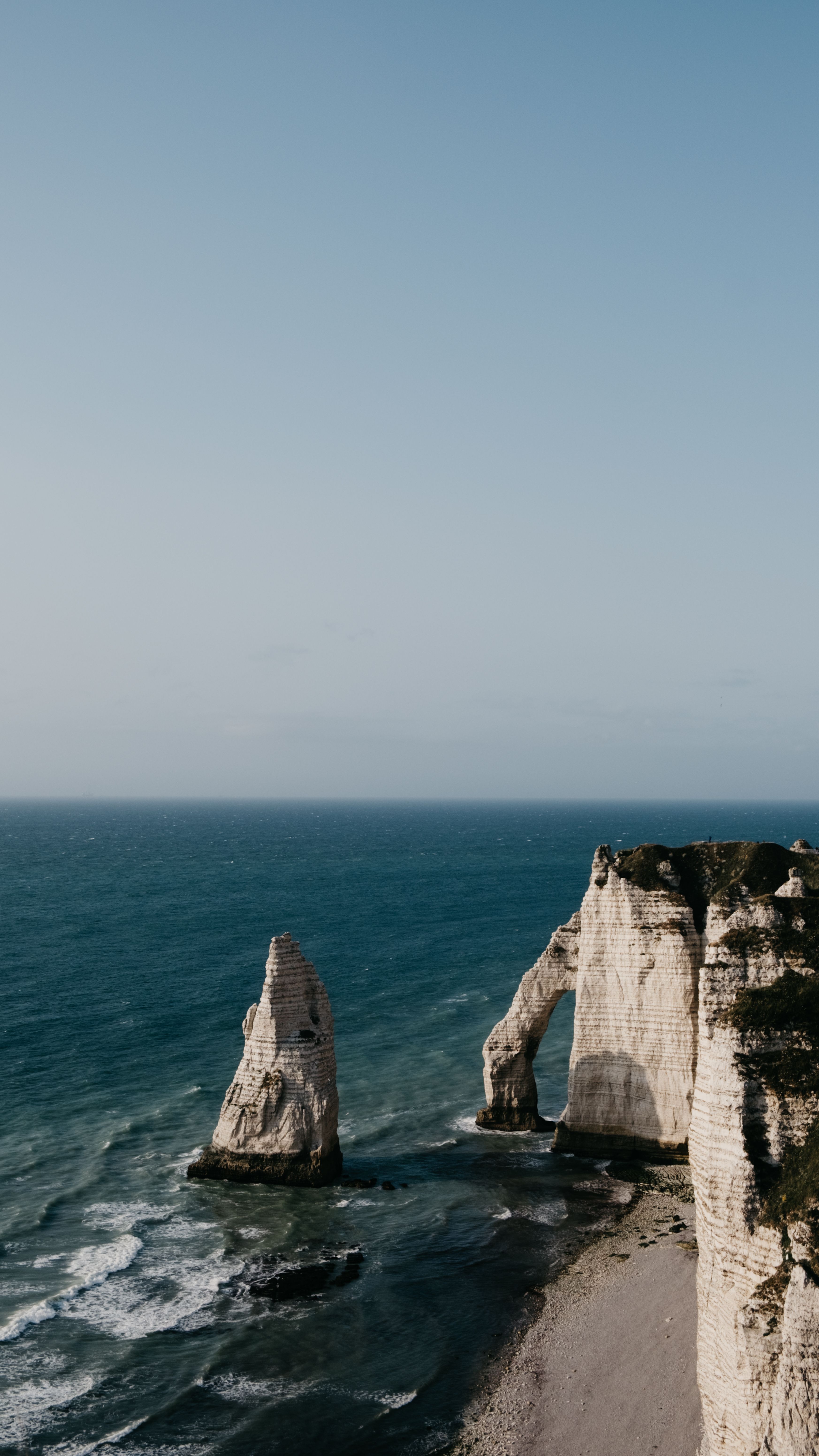 Foto de stock gratuita sobre acantilados, acantilados de etretat, al ...