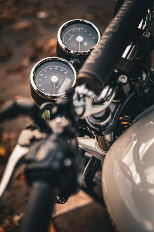 Motorcycle in Close Up