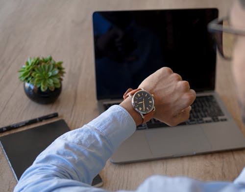 A Man with a Wristwatch