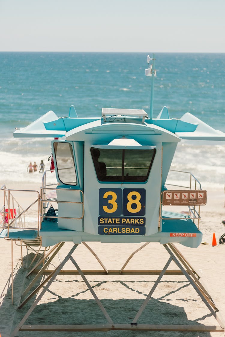 Lifeguard Hut At Beach