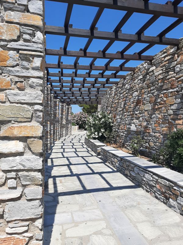 Stone walkway