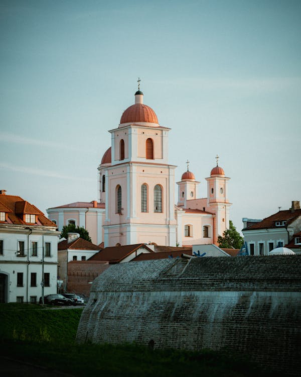 Free Dominican Church of the Holy Spirit in Vilnius Stock Photo