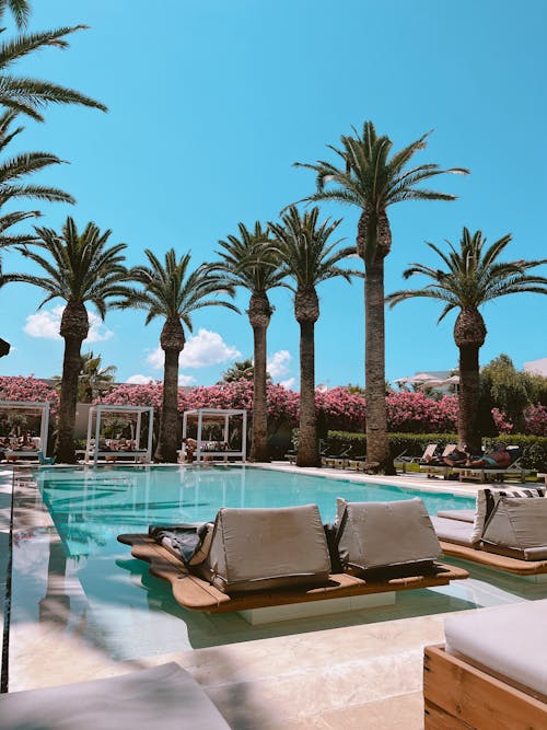 Swimming Pool at a Luxury Hotel 